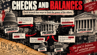Checks and balances graphic