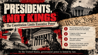 Presidents not kings graphic