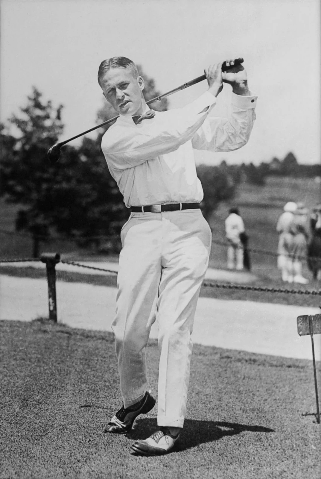 Bobby Jones, circa 1921. An earlier photograph, not a photograph of the 1930 Grand Slam. 
