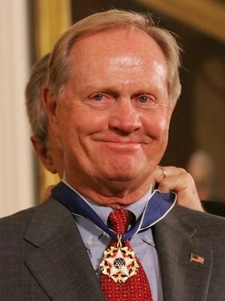 Jack Nicklaus at his Presidential Medal of Freedom ceremony, 2005. A later portrait. 