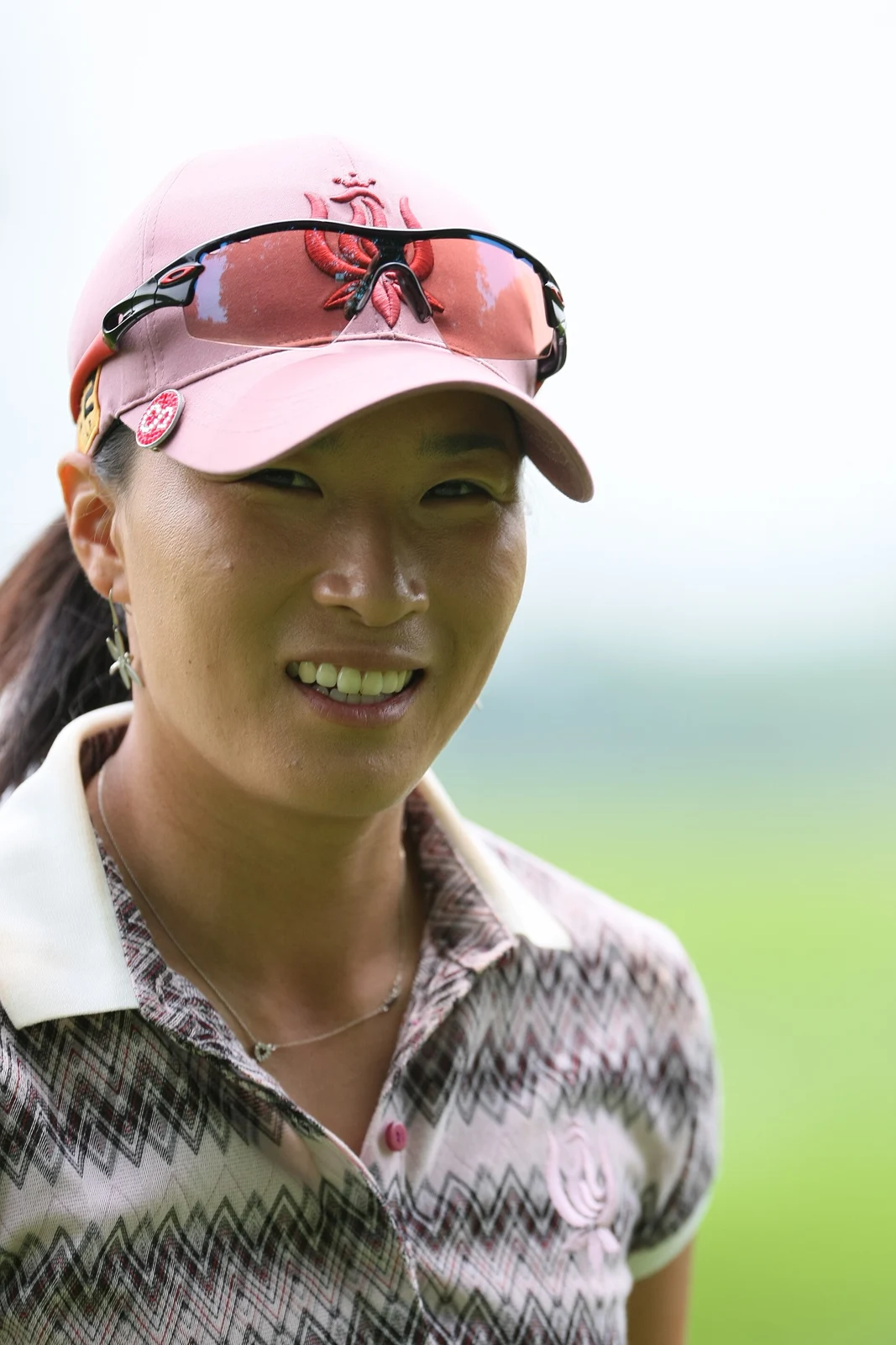 Se Ri Pak at the LPGA Championship pro-am, June 9, 2009. A later photograph, not the 1998 playoff. 