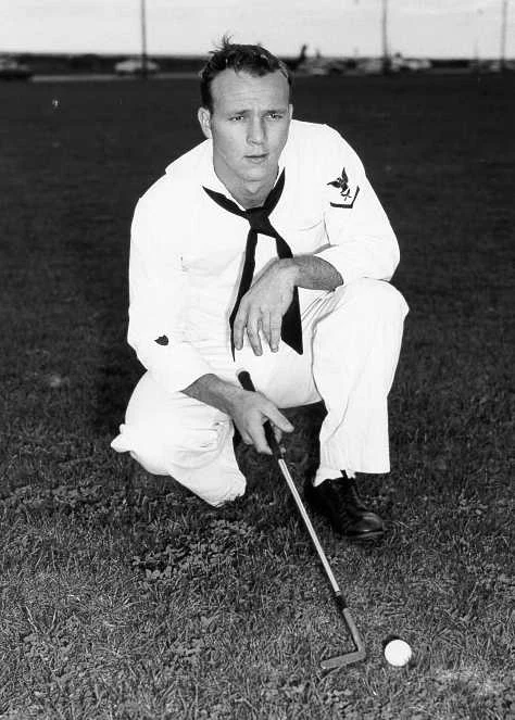 Arnold Palmer, April 20, 1953, while serving in the U.S. Coast Guard. 