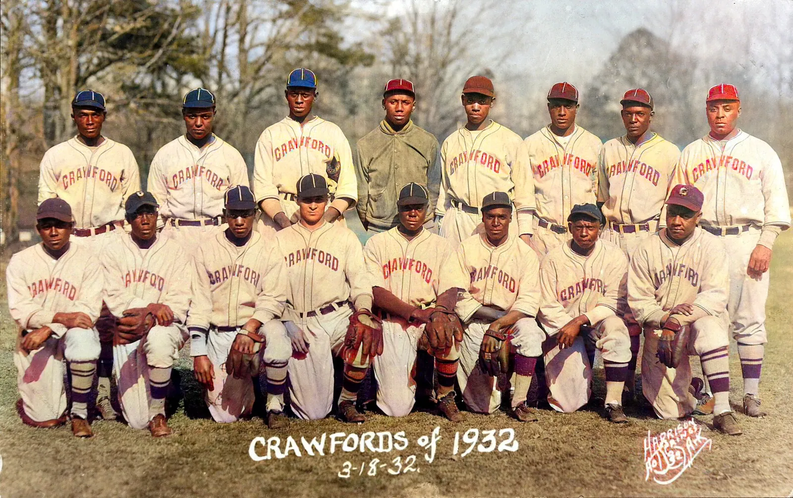 Team photograph of the 1932 Pittsburgh Crawfords