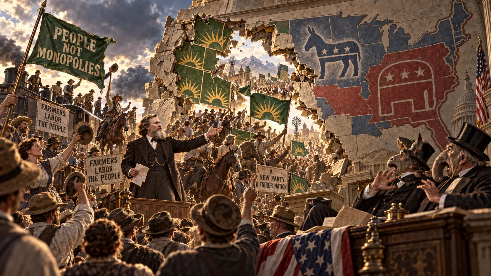 Source-informed interpretive art of James B. Weaver and the 1892 Populist campaign